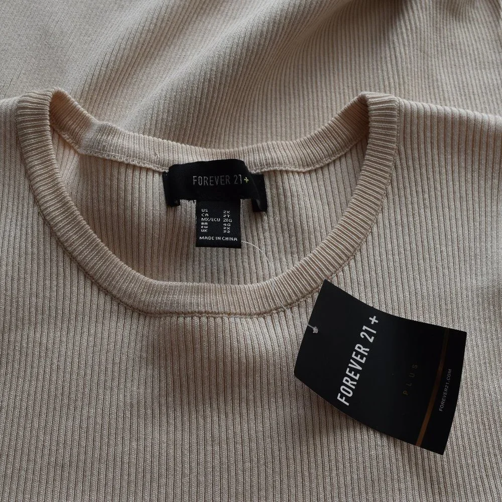 NWT Forever 21 Knit Dress 2X - Picture 4 of 7